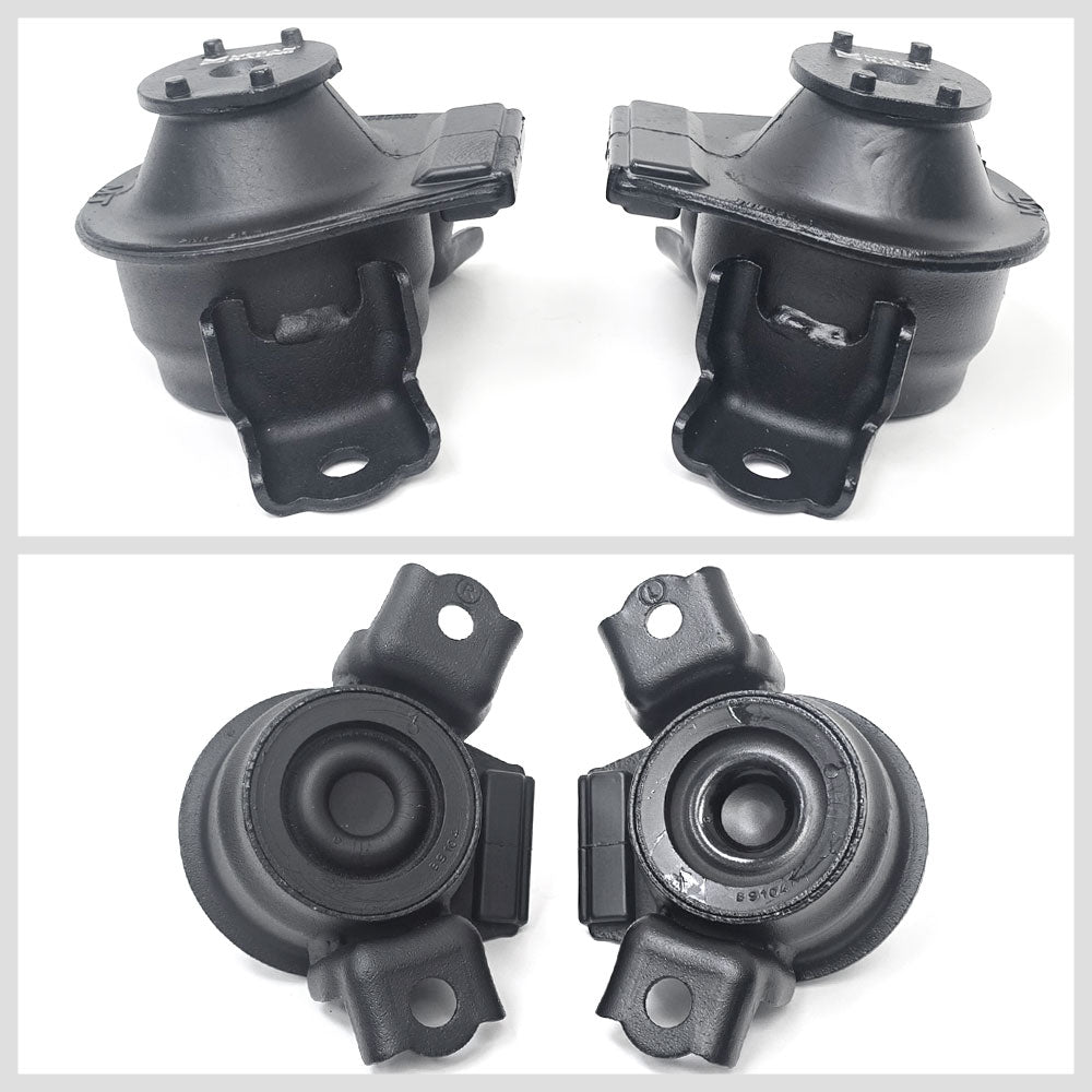 Megan Black Steel Alloy Front Engine Motor Mount For 04-11 Mazda RX-8 SE3P MRS-MZ-1440