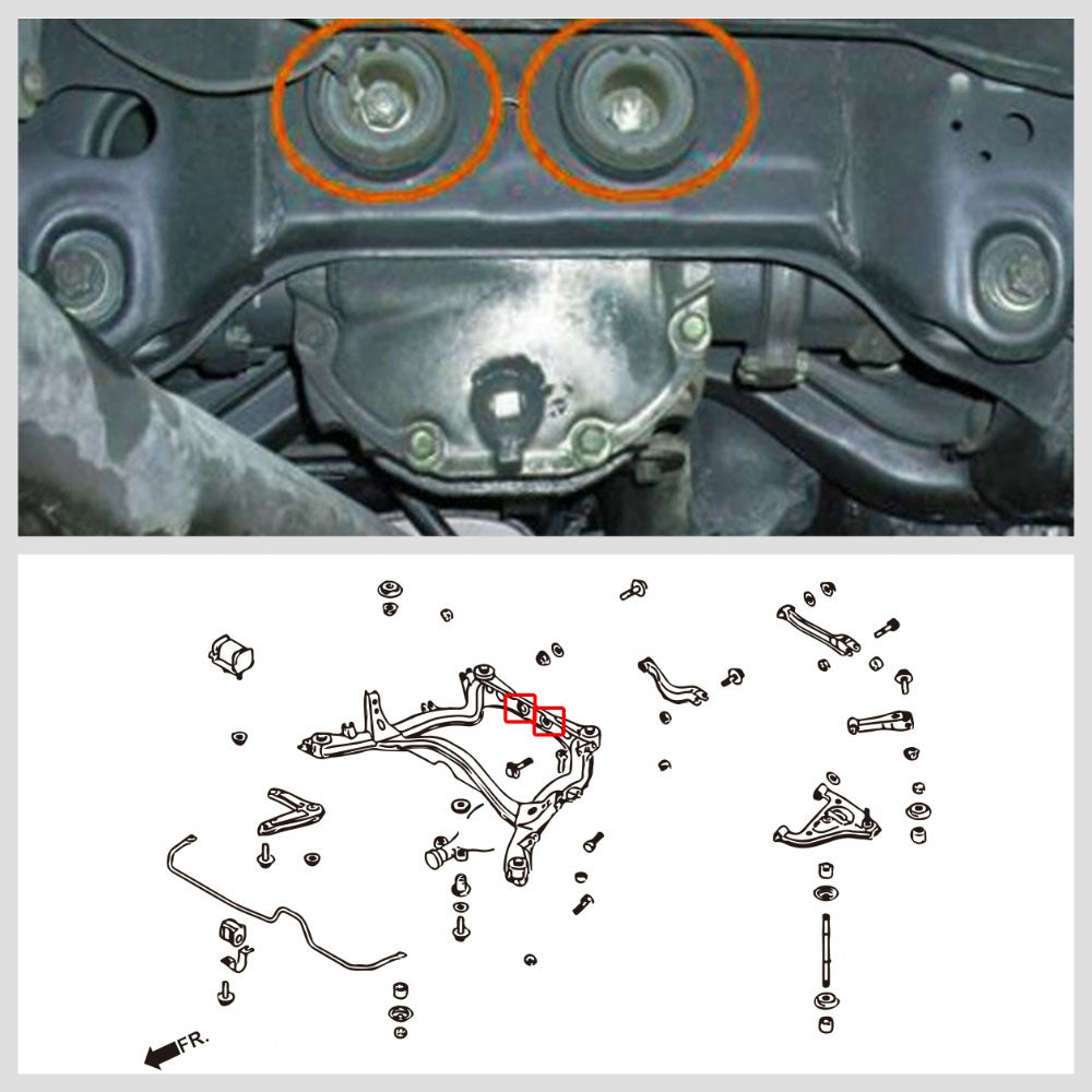 Megan Racing Rear Differential Support Bushing For 95-98 Nissan 240SX S14 MRS-NS-1804