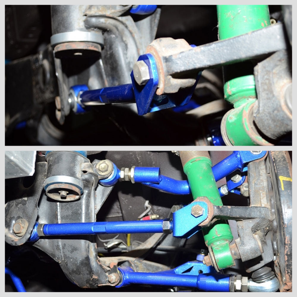 Megan Blue Rear Lower Toe Control Arm Type-II For 93-08 Skyline GTR R33 R34 MRS-NS-1870-T2