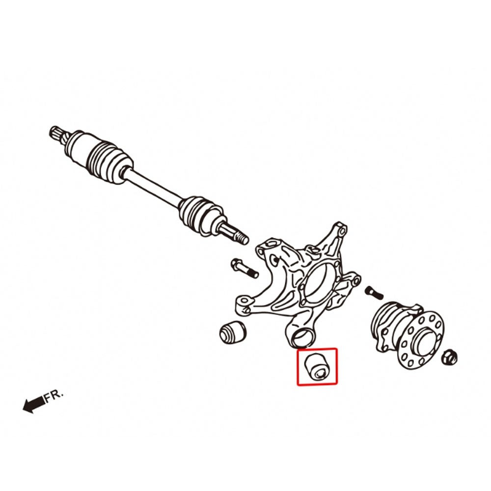 Megan MRS-SC-0605 Rear Knuckle Bushing "Trailing Arm"