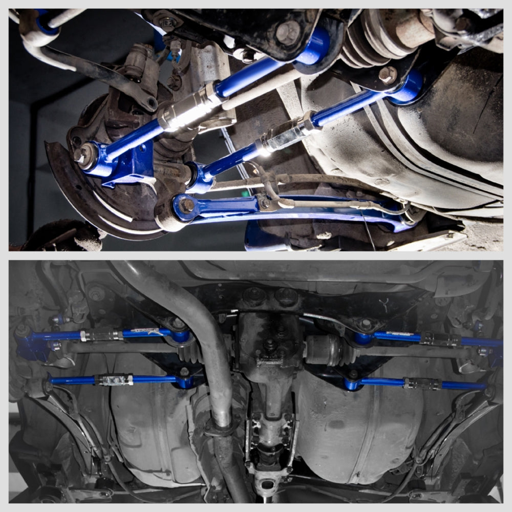 Megan Rear Wheel Lateral+Tailing Arm (Pillowball) For 95-07 Subaru Impreza GC GD MRS-SU-0320, MRS-SU-0321, MRS-SU-0322