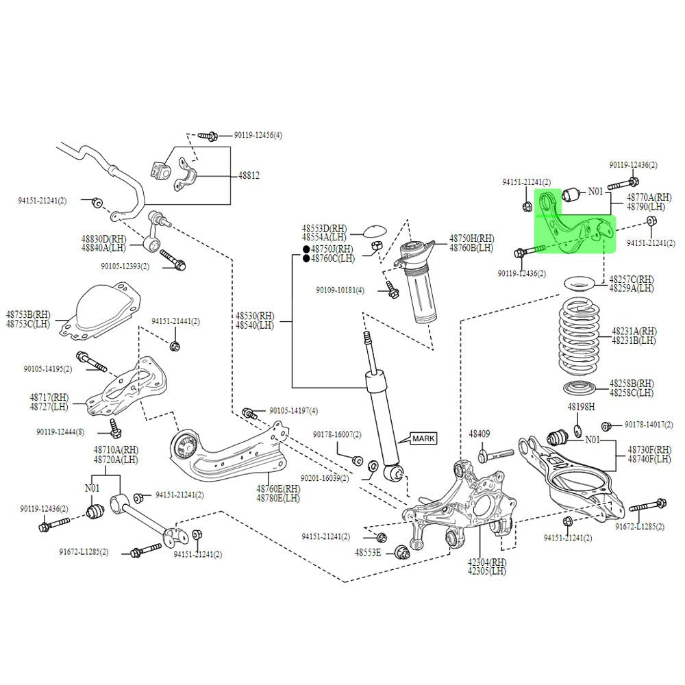 Megan Rear Upper Camber Arm Kit (Pillow Ball) For 23+ Toyota GR Corolla (GZEA14)