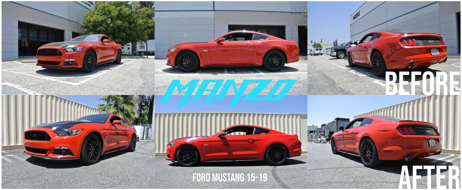 Manzo MZ-CDK-FOM15 MZ Series Coilover Lowering Springs For 15+ Ford Mustang S550