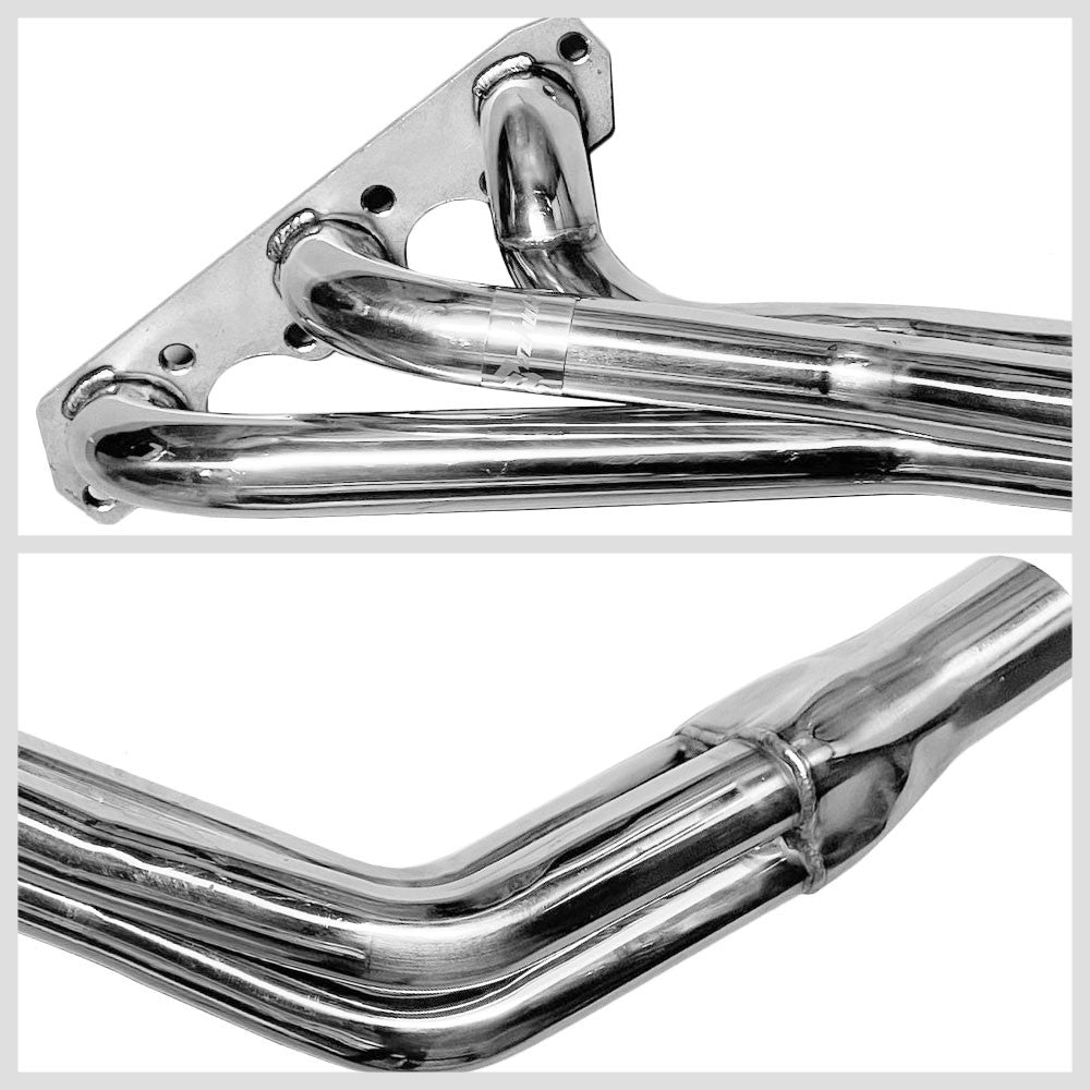 MZ-SH-0606-V2 Manzo Long Tube Exhaust Header with X-Pipe For 01-04 Ford Mustang 3.8L V6 SN-95