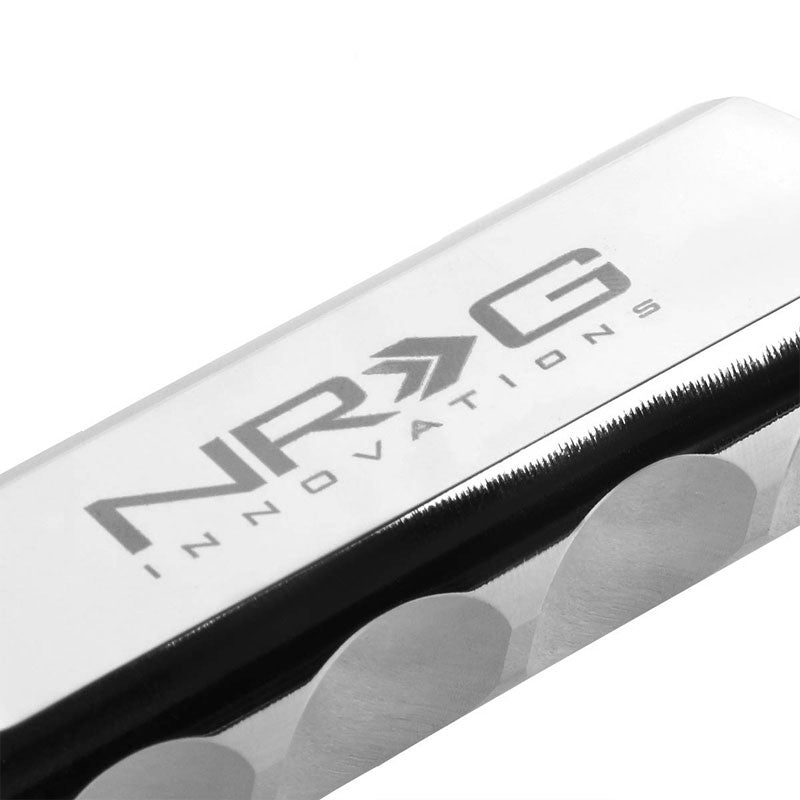 NRG HK-800SL Finger Groove Powder-Coated Silver Emergency Hand Brake Handle Grip
