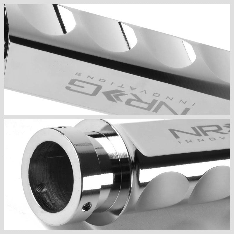NRG HK-800SL Finger Groove Powder-Coated Silver Emergency Hand Brake Handle Grip