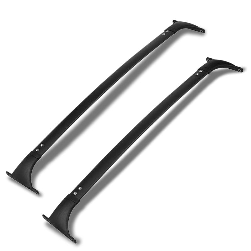 Black Aluminum Bolt-On Bolt-On Top Roof Rack Rail Cross Bar For 09-14 Murano