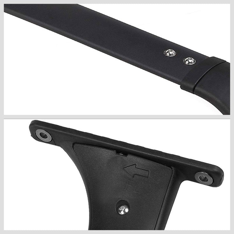 Black Aluminum Bolt-On Bolt-On Top Roof Rack Rail Cross Bar For 09-14 Murano