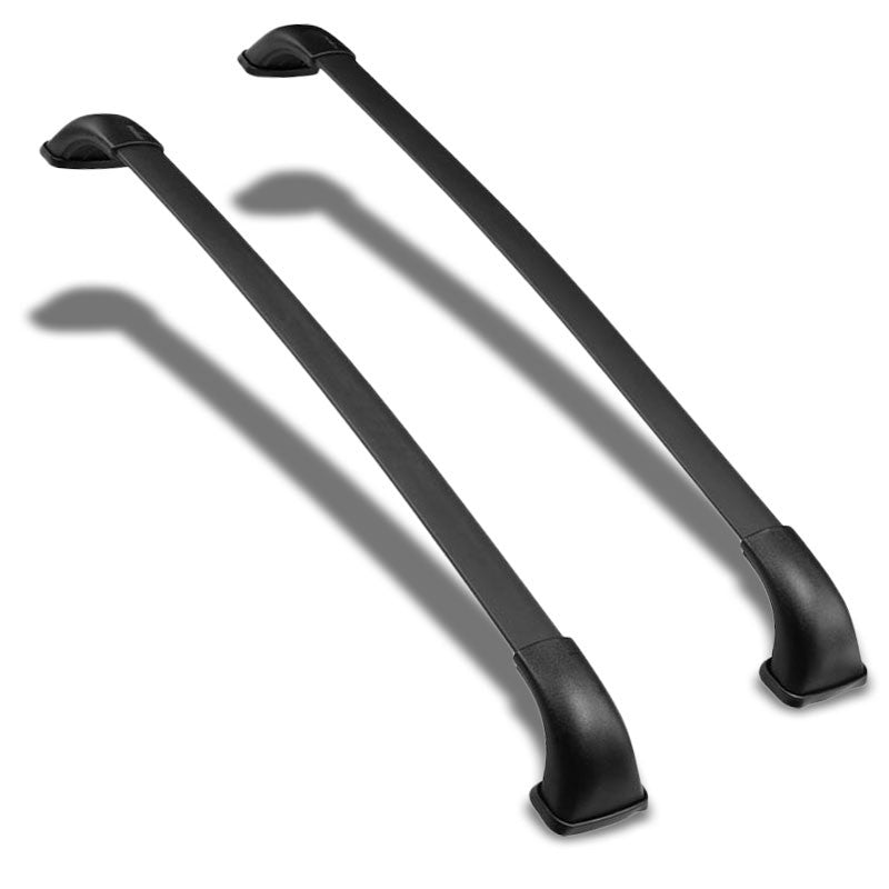 Black Aluminum Bolt-On Roof Rack Cross Bar For 14-19 Highlander SE XLE Limited