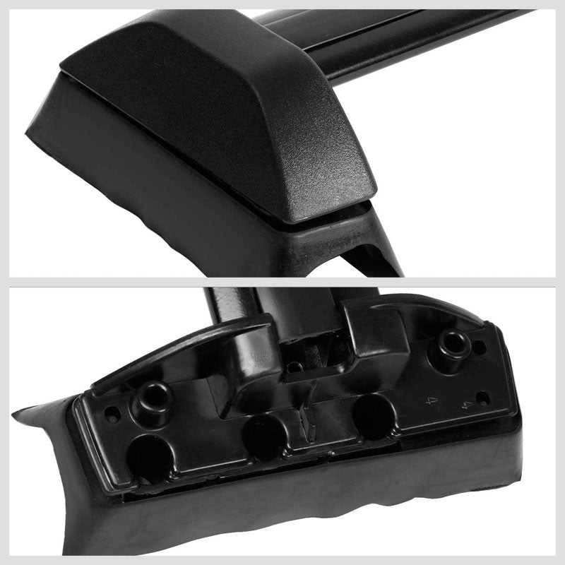 Black Aluminum Bolt-On Bolt-On Top Roof Rack Rail Cross Bar For 02-06 CR-V