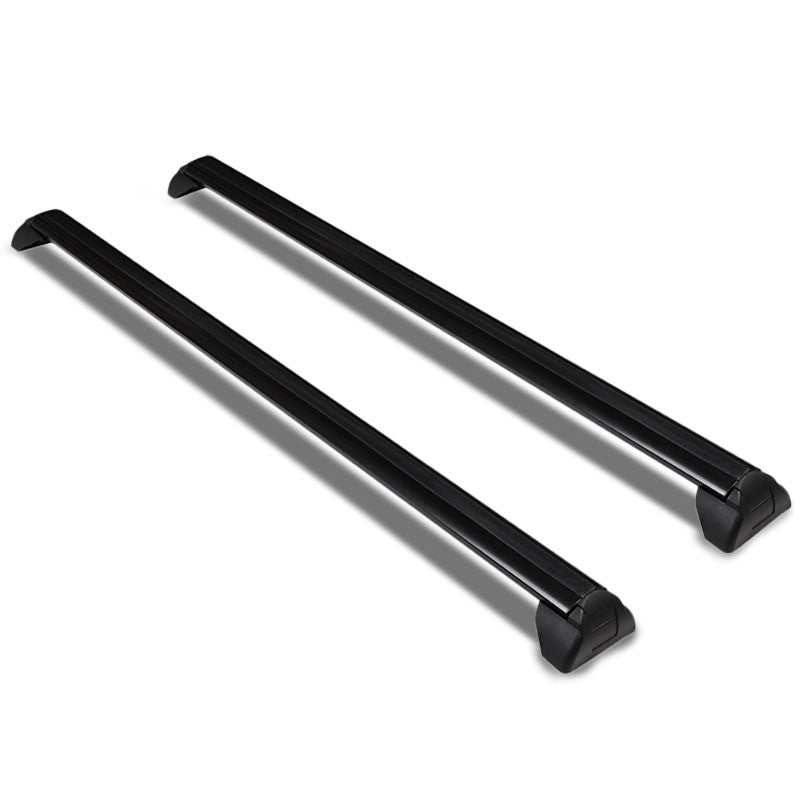 Black Aluminum Bolt-On BoltOn Top Roof Rack Rail Cross Bar For 02-07 Saturn Vue