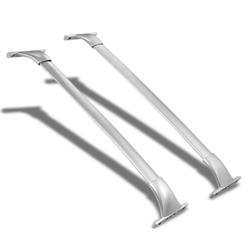 Silver Aluminum Bolt-On Bolt-On Top Roof Rack Rail Cross Bar For 14-18 Rogue