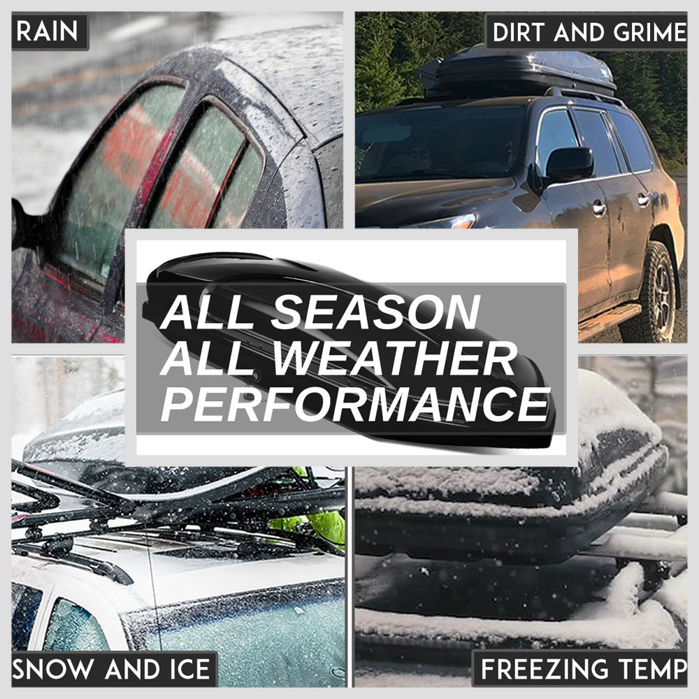 Black Aluminum/ABS Plastic Roof Box For 15-19 Cadillac Escalade/ESV 6.2L V8