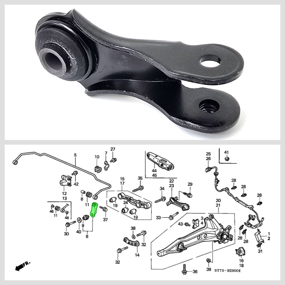 Rocar Rear Sway bar end links Bar 94-01 Integra DB DC RC-SL0003