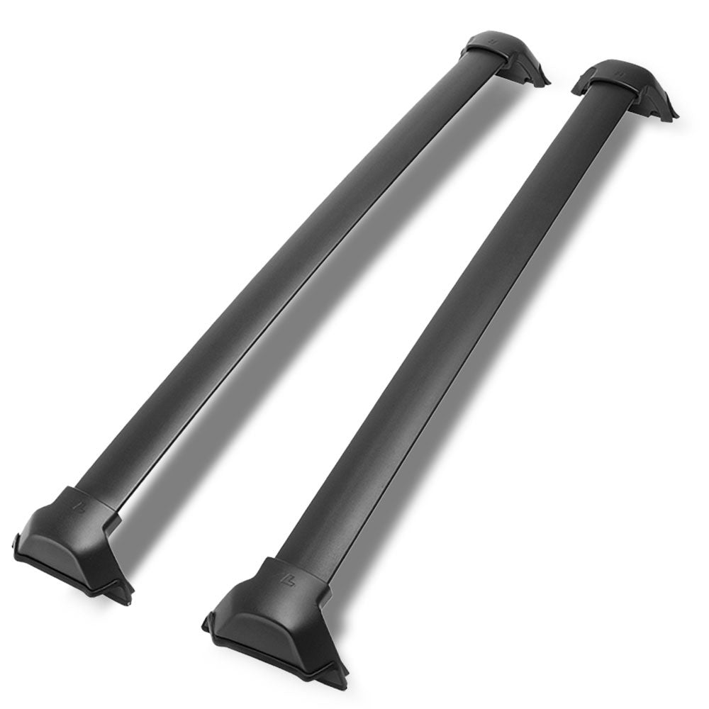 Powdercoated Black Bolt-On Roof Rack Crossbar Rail For 17-20 Honda CR-V