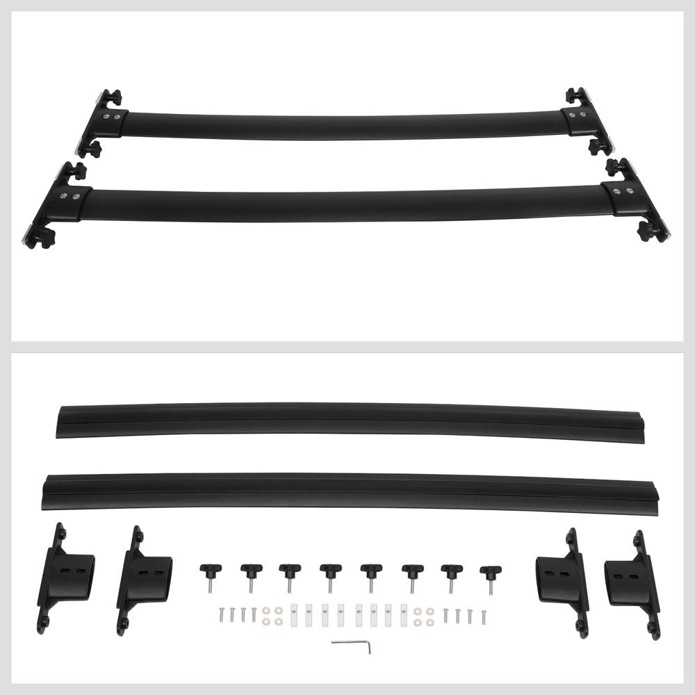 2PCs Aluminum OE Style Roof Rack Crossbar For 14-19 Toyota Highlander LE Trim