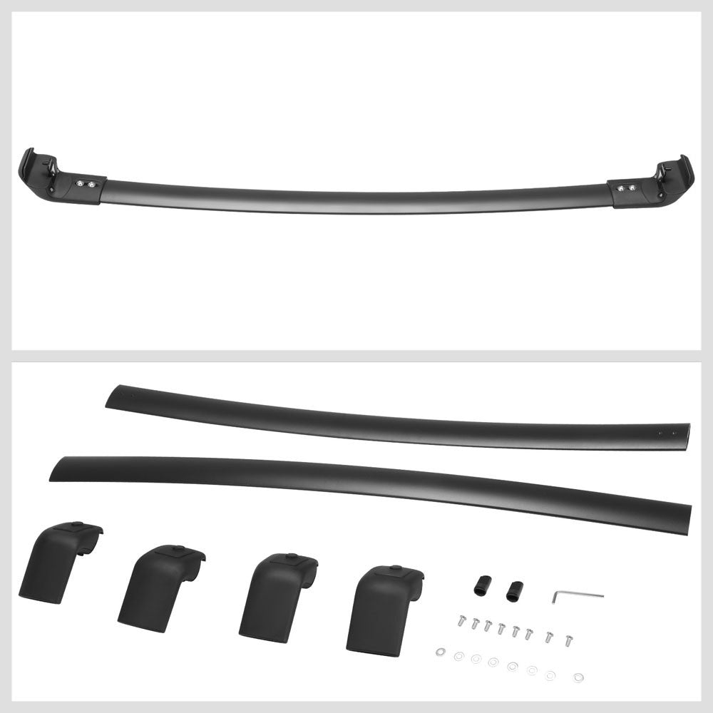 2X Aluminum Black Roof Rack Rail Crossbar (OE Style) For 16-21 Tucson (TL)