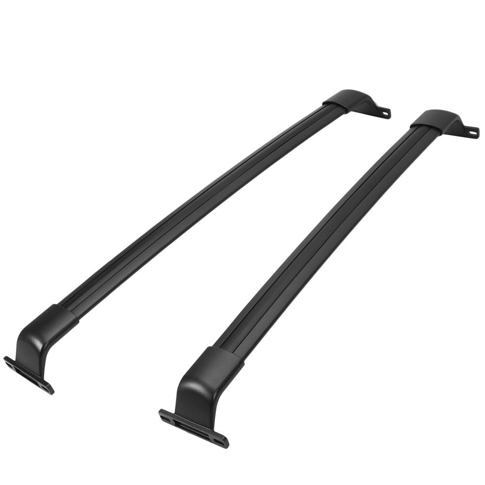 2X Aluminum Black Roof Rack Rail Crossbar (OE Style) For 21-24 Grand Cherokee WL