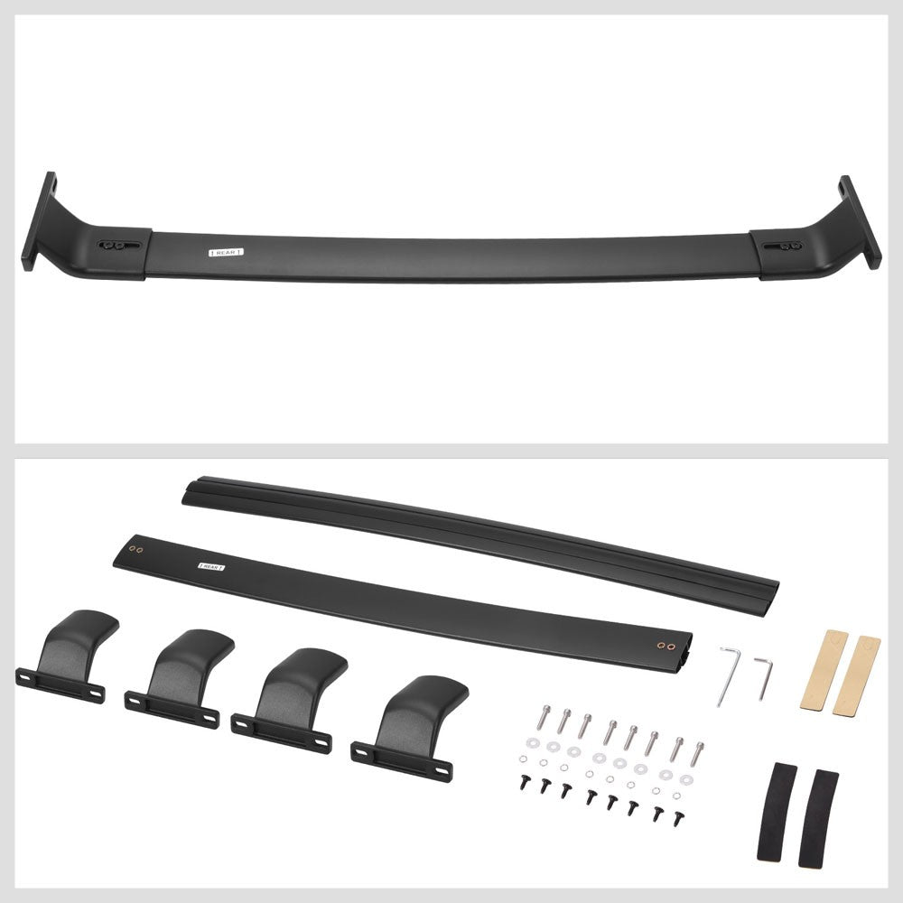 2X Aluminum Black Roof Rack Rail Crossbar (OE Style) For 21-24 Grand Cherokee WL