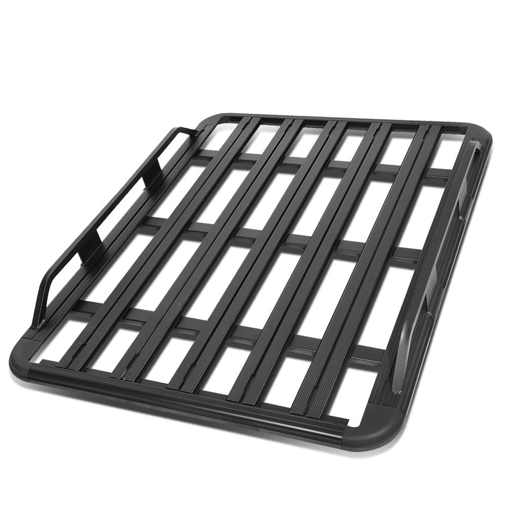 60"x48"x6" Black Universal Roof Top Pallet Board Style Aluminum Cargo Carrier
