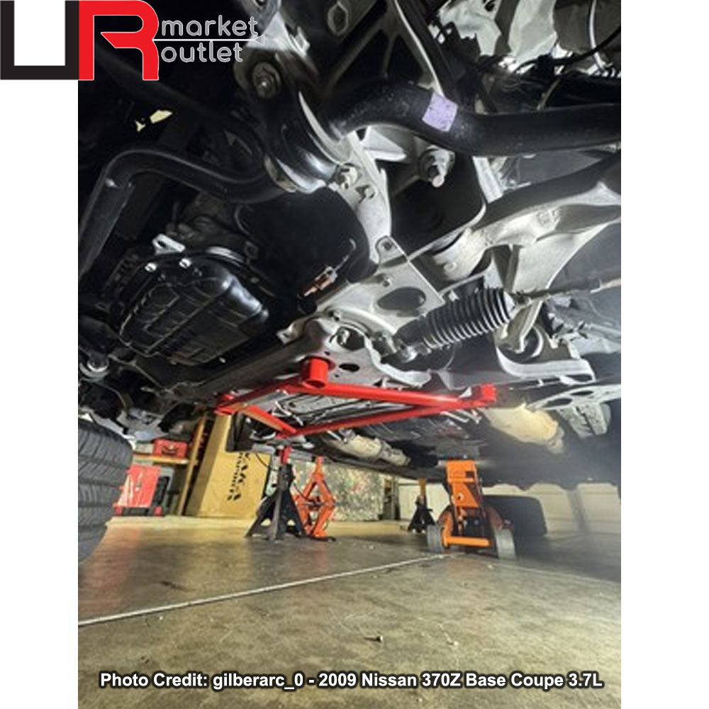 Megan Front Lower/Rear Lower Strut Tower Bar 09-20 Nissan 370Z Z34 SB-HBIG07-R MR-SB-NZ34RL-R