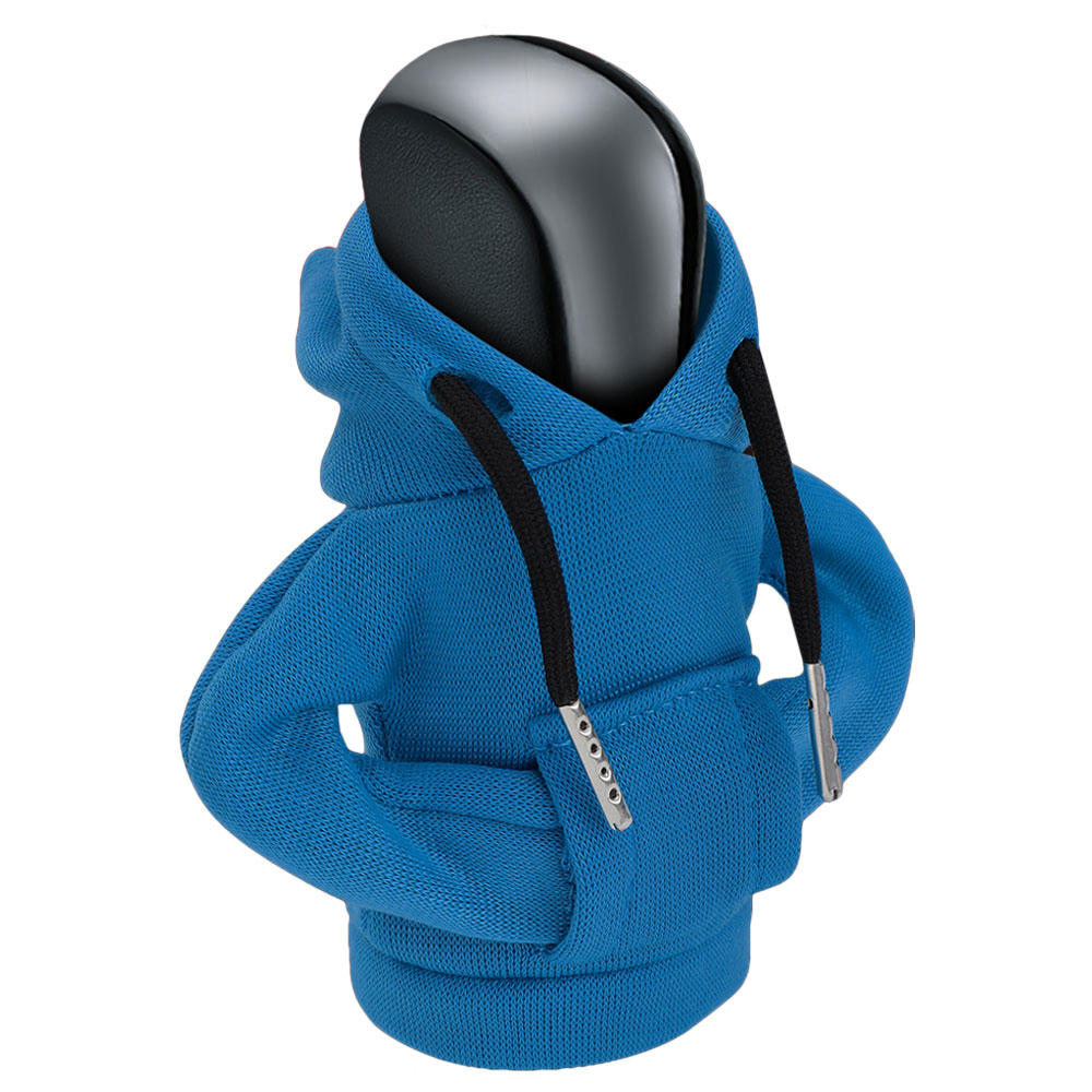 BFC-STKBC-HOOD-BL Universal Blue 5.2" X 4.5" Hoodie Style Shift Knob Cover Protector 2.2" DIA