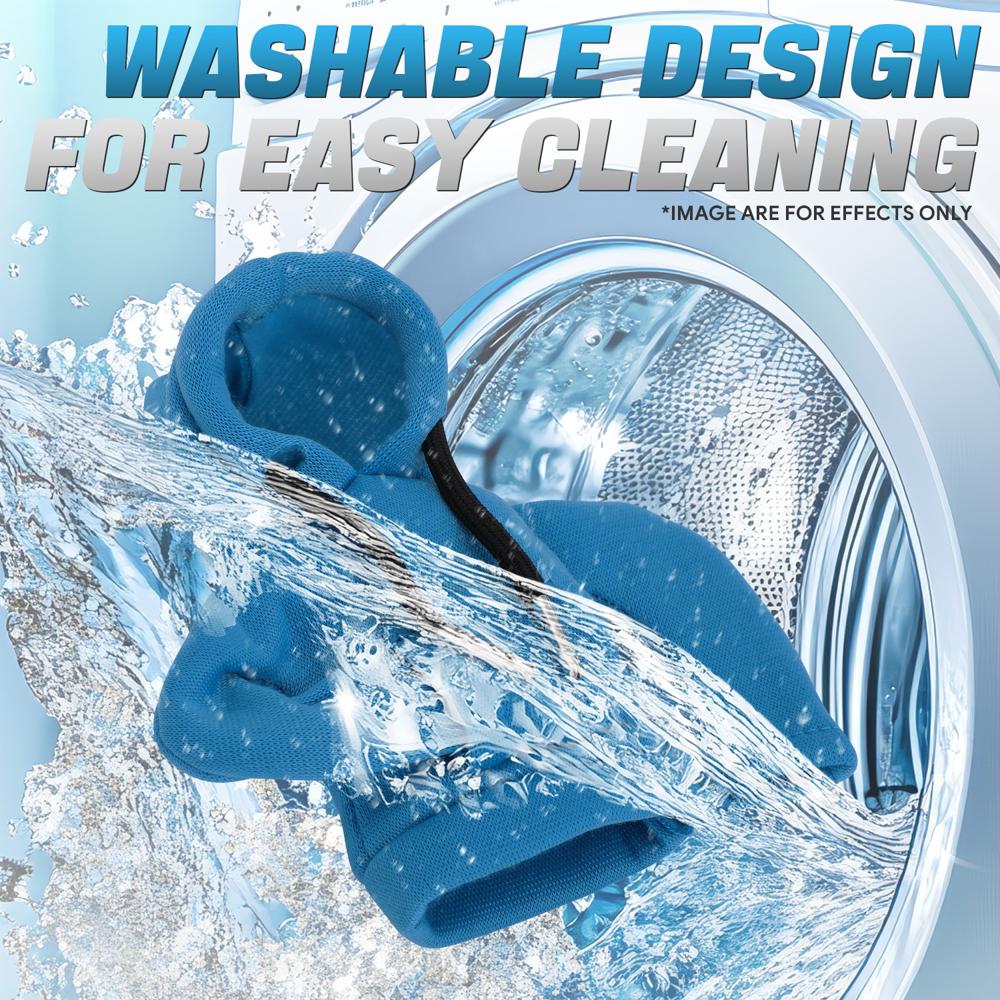 BFC-STKBC-HOOD-BL Universal Blue 5.2" X 4.5" Hoodie Style Shift Knob Cover Protector 2.2" DIA