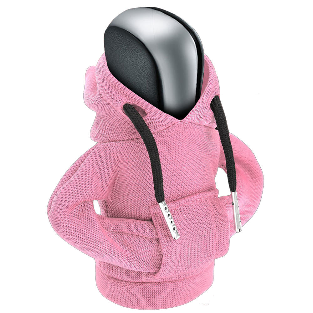 BFC-STKBC-HOOD-PK Universal Pink 5.2" X 4.5" Hoodie Style Shift Knob Cover Protector 2.2" DIA