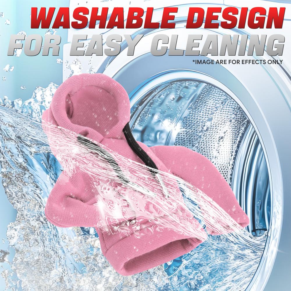 BFC-STKBC-HOOD-PK Universal Pink 5.2" X 4.5" Hoodie Style Shift Knob Cover Protector 2.2" DIA