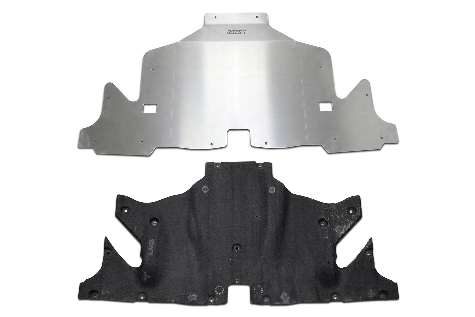 SP-102P HPS Polish Rear Skid Plate Undertray Shield For Tesla 17-23 Model3/20-23 ModelY