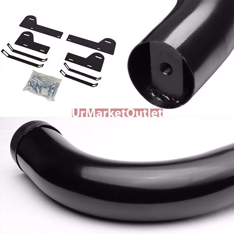 90 Bend End Black Running Board Nerf Bar For 06-08 1500 Extended Crew Cab (Mega)