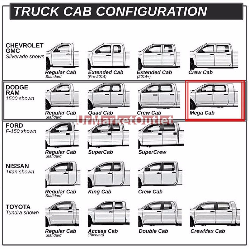 90 Bend End Black Running Board Nerf Bar For 06-08 1500 Extended Crew Cab (Mega)