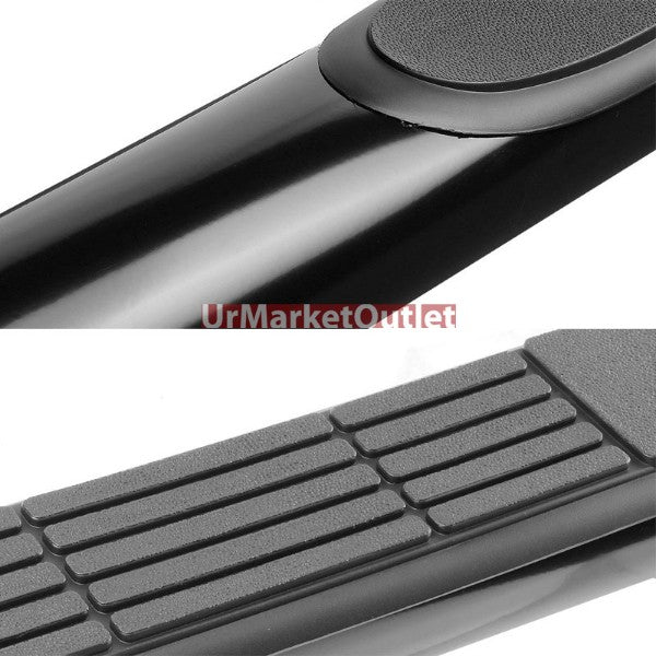 Curved End Black Running Board Nerf Bar For 11+ Dodge Durango (WD 3rd Gen)