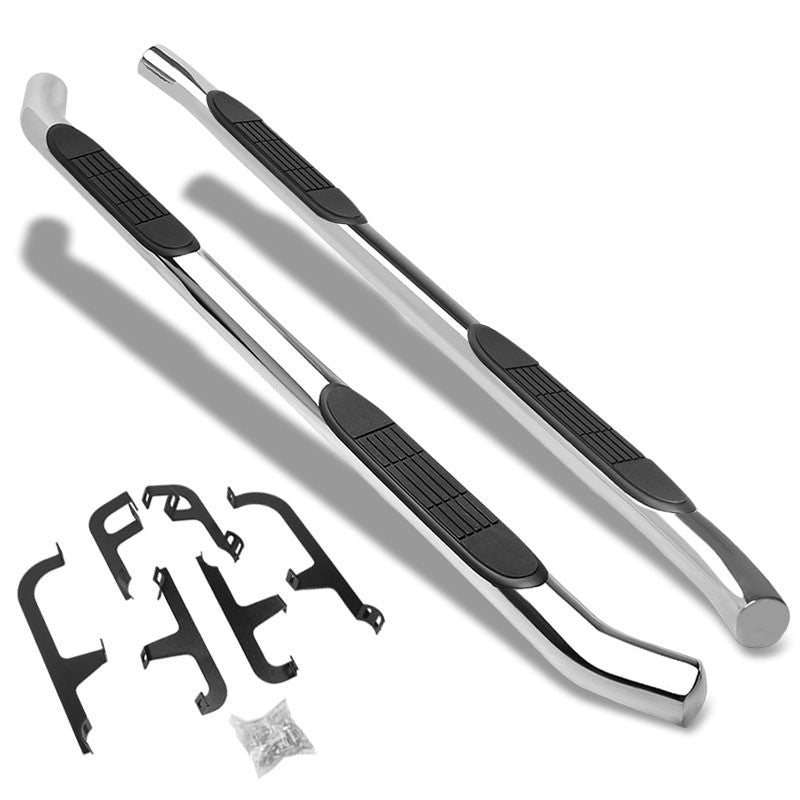 Curved End Metal Running Board Nerf Bar For 18+ Volkswagen Atlas (CA1 1st Gen)