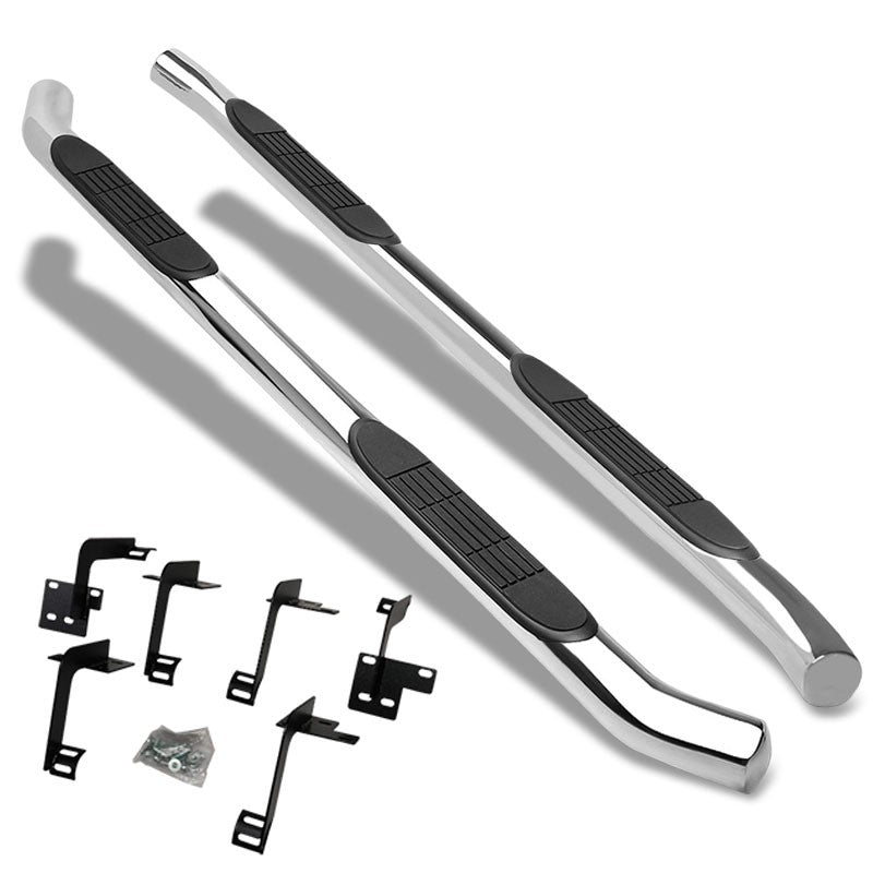 Curved End Metal Running Board Nerf Bar For 19+ Ram 1500 DT Gen Crew Cab