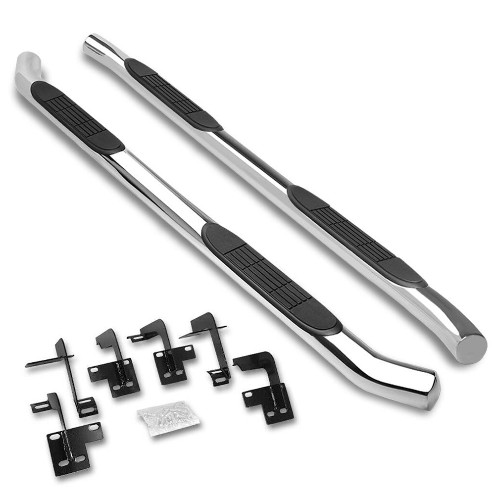 Curved End Metal Running Board Nerf Bar For 19+ Ram 1500 DT Gen Extended Cab