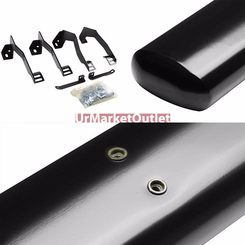 Straight Design Black Running Board Nerf Bar For 02-08 Ram 1500 Standard Cab