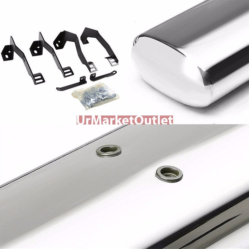 Straight Design Metal Running Board Nerf Bar For 02-08 Ram 1500 Standard Cab