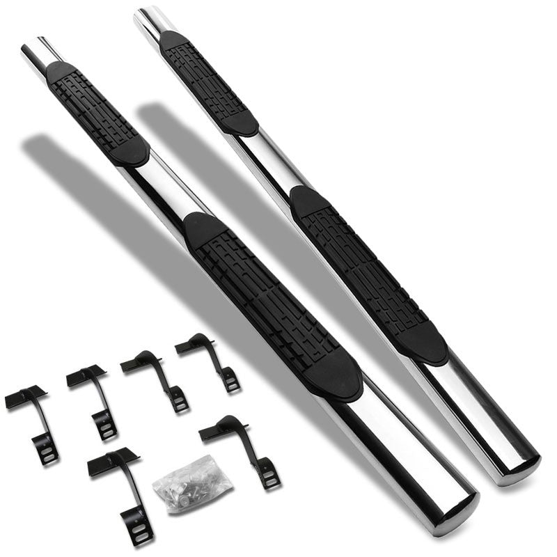 Straight Design Metal Running Board Nerf Bar For 15+ F-150 P552 P702 Crew Cab