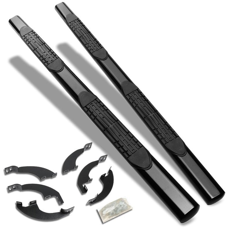 Straight Design Black Running Board Nerf Bar For 16-22 Honda Pilot (YF5/6)
