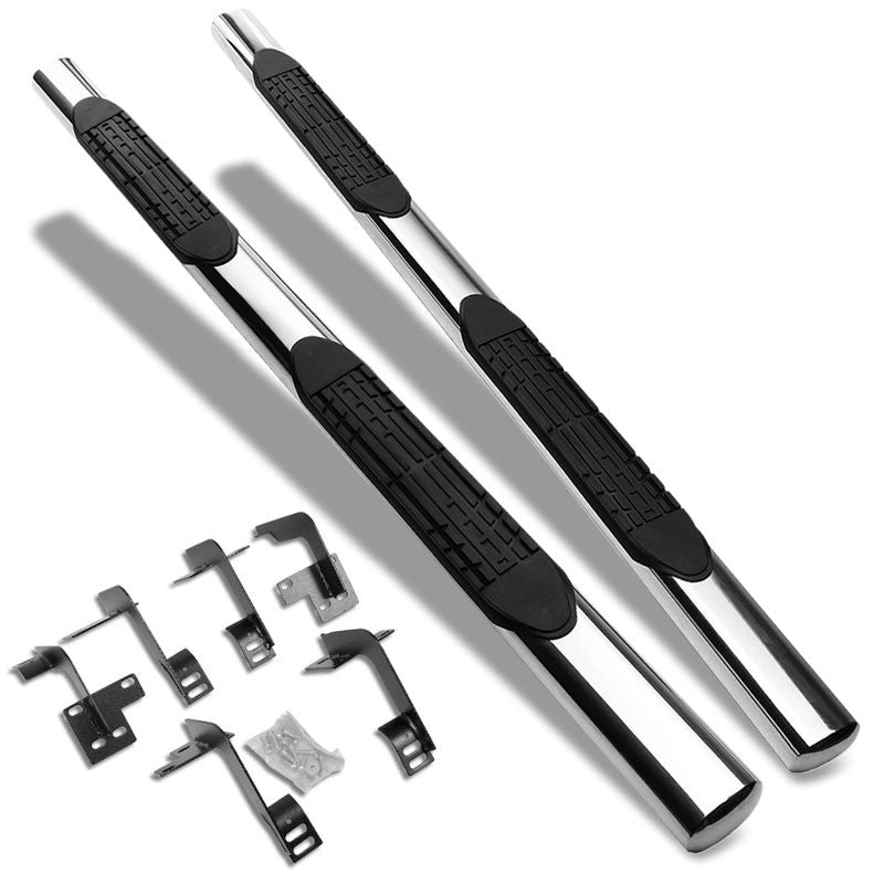 Straight Design Metal Running Board Nerf Bar For 19+ Ram 1500 DT Gen Crew Cab