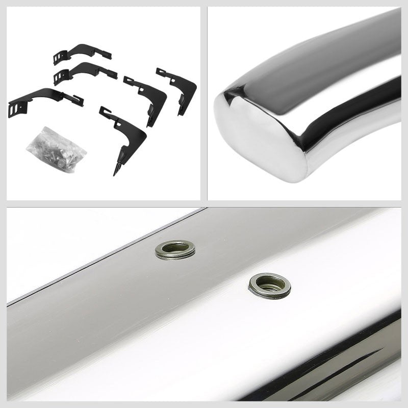 Curved End Oval Metal Running Board Nerf Bar For 15+ Colorado RG Extended Cab