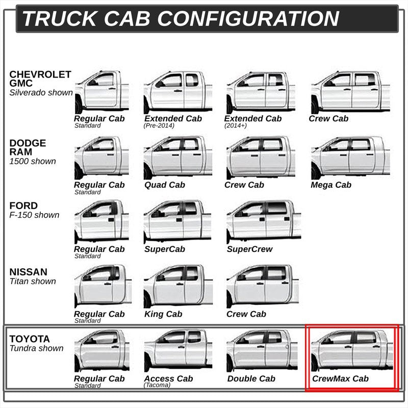 Curved End Oval Black Running Board Nerf Bar For 07-21 Tundra XK50 Crew Cab