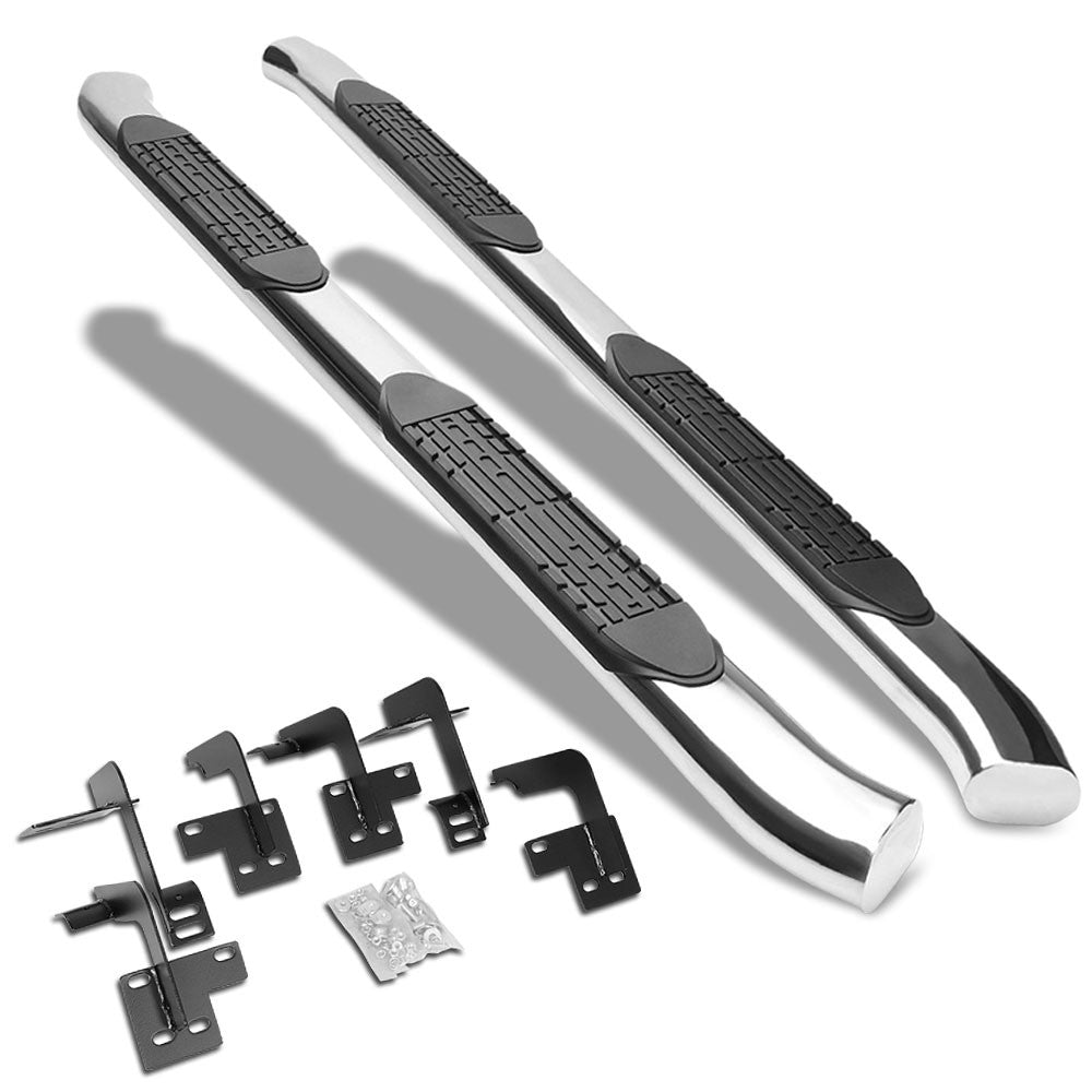 Curved End Oval Metal Running Board Nerf Bar For 19+ Ram 1500 DT Extended Cab