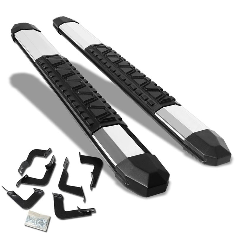 Extruded Trapezoid Metal Running Board Nerf Bar For 07-17 Tundra Standard Cab