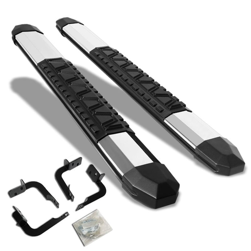 Extruded Trapezoid Metal Running Board Nerf Bar For 09+ Ram 1500 Standard Cab