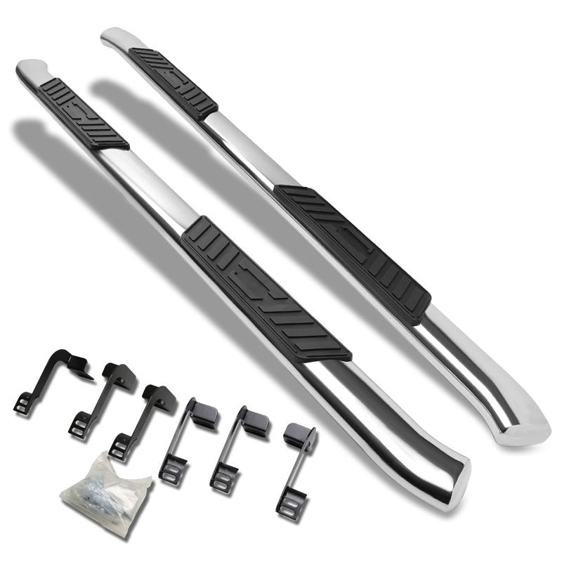 Oval Tubular Metal Running Board Nerf Bar For 09-18 Ram/19+ Classic Extended Cab