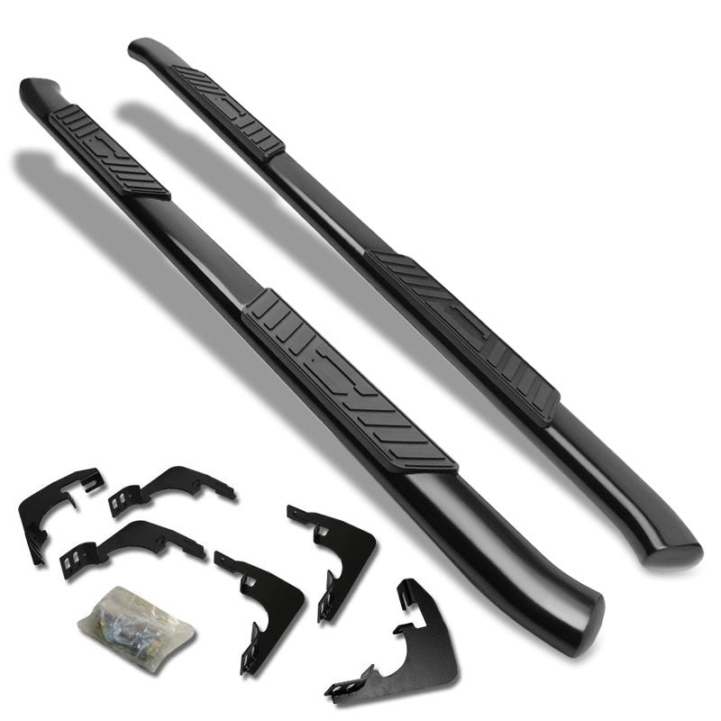 Oval Tubular Black Running Board Nerf Bar For 15+ Colorado/Canyon (RG) Crew Cab