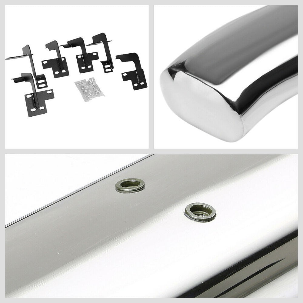 Oval Tubular Metal Running Board Nerf Bar For 19+ Ram 1500 DT Gen Extended Cab