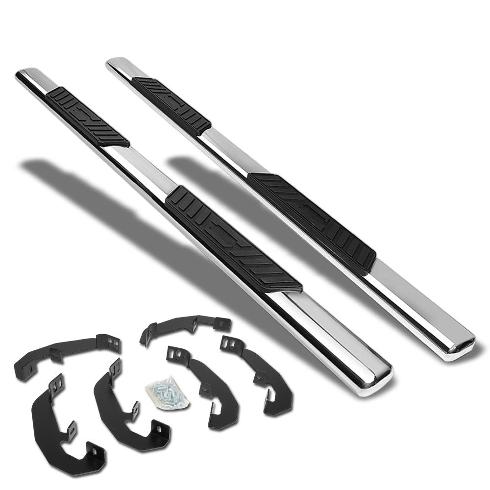 Straight Oval Metal Running Board Nerf Bar For 19+ Silverado T1XX Extended Cab